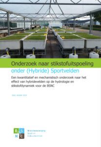 Onderzoek naar stikstofuitspoeling onder (hybride) sportvelden